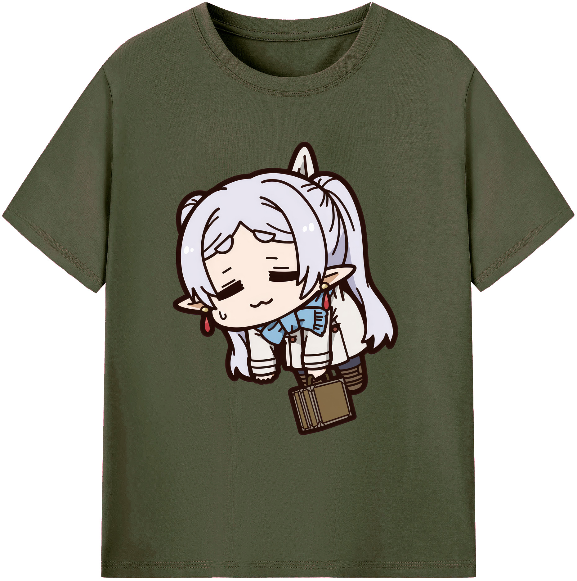 （画像用） 葬送のフリーレン Frieren 綿100％ メンズ半袖Tシャツ｜肌触りやわらか＆通気性